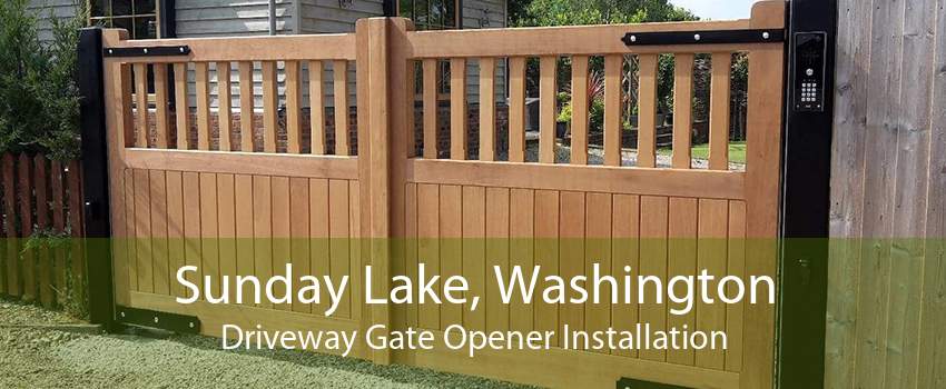 Sunday Lake, Washington Driveway Gate Opener Installation