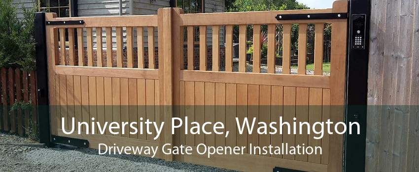 University Place, Washington Driveway Gate Opener Installation