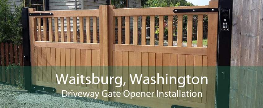 Waitsburg, Washington Driveway Gate Opener Installation