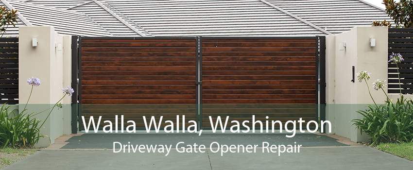 Walla Walla, Washington Driveway Gate Opener Repair