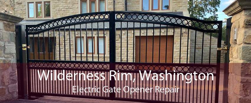 Wilderness Rim, Washington Electric Gate Opener Repair